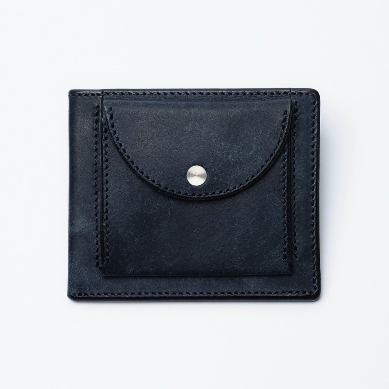 【Iru×IKENOHATA GINKAWATEN】PUEBLO LEATHER SLIM WALLET / 受注生産 6月下旬~7月上旬 発送予定