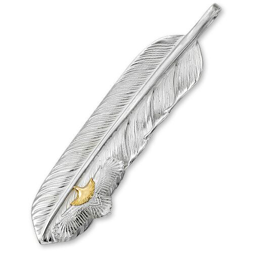 鷲見太郎 Pendant ペンダント】Lフライトフェザーペンダント01 w/eg