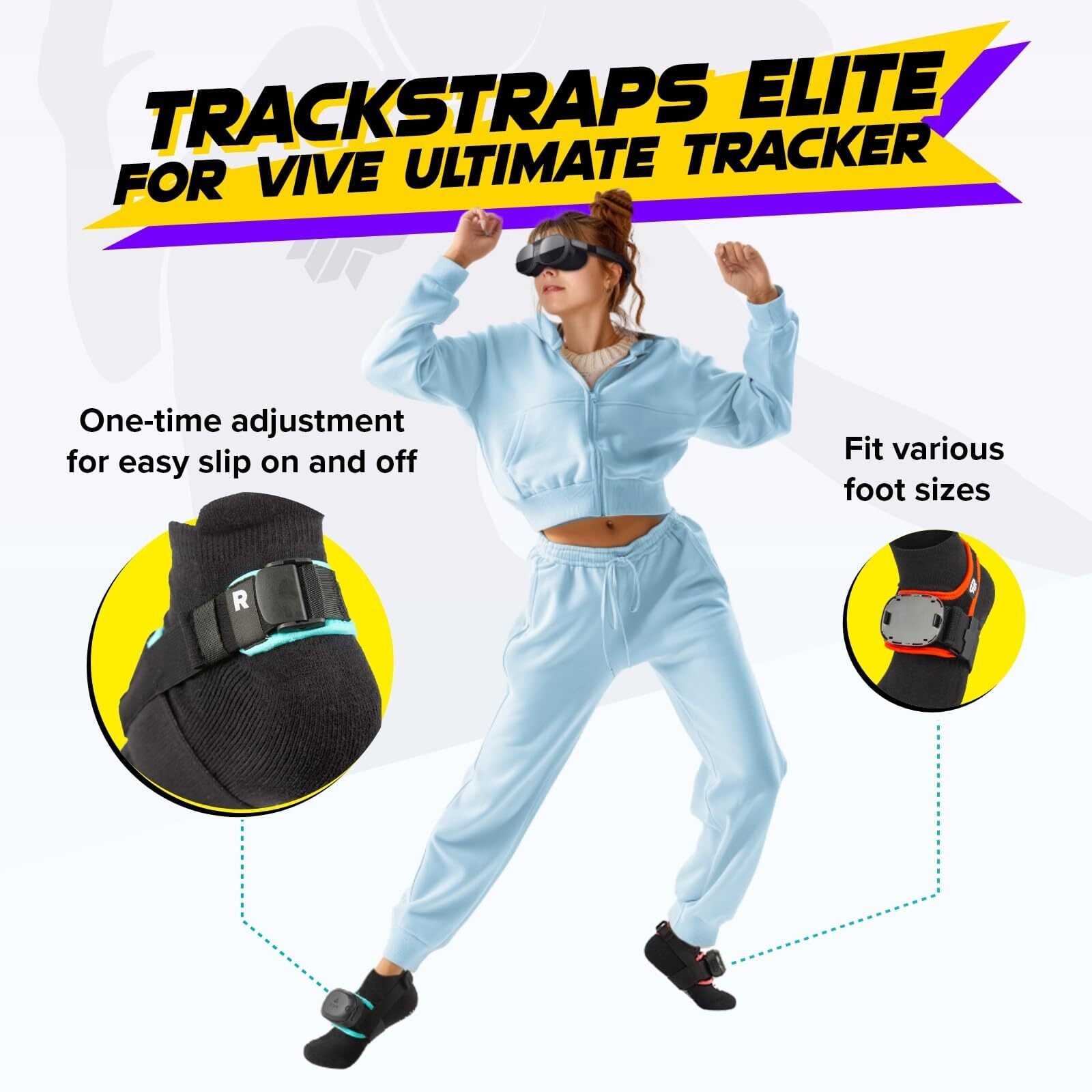 VIVE Ultimate Tracker 2個+Eozベルト付き VIVE Ultimate Tracker 2個+Eozベルト付き