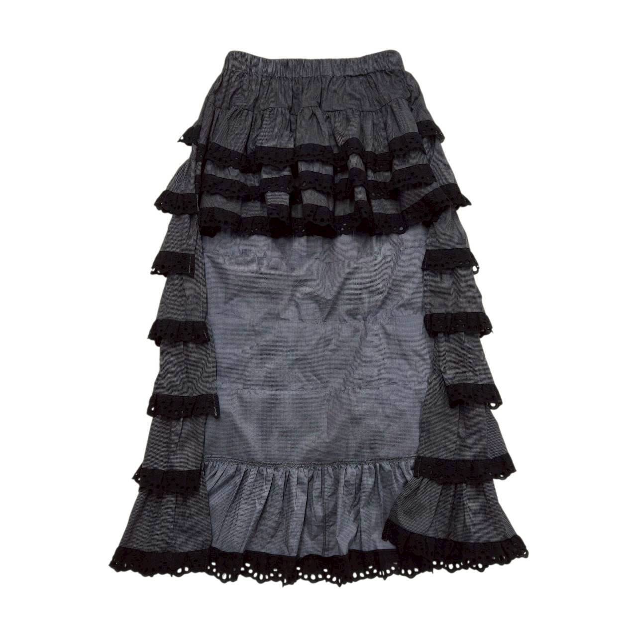 Sheglit アシンメトリーフリルスカート グレー S/S アシンメトリーフリルスカート | lilLilly official webstore