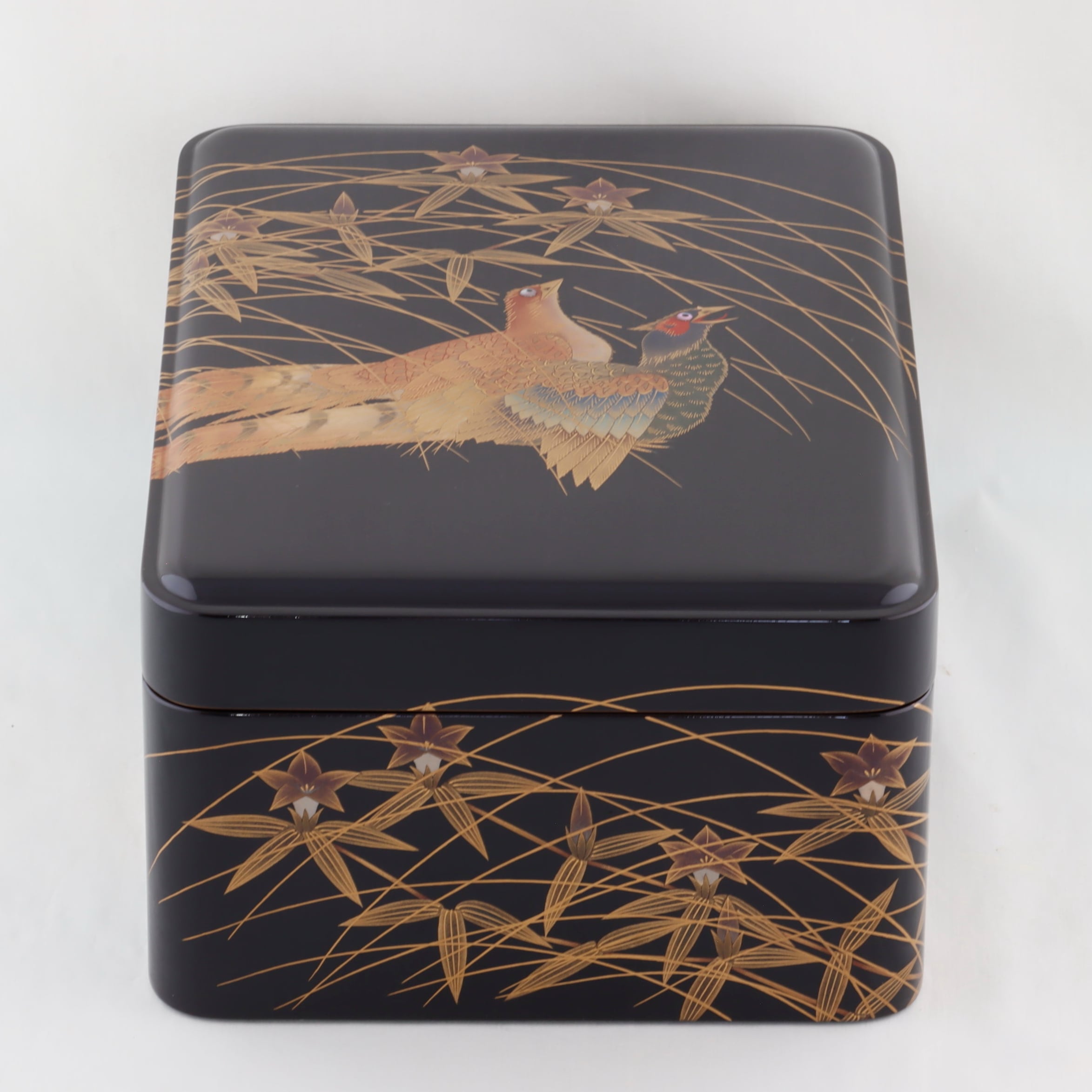蒔絵朱漆茶筒「紅雅(こうが)」 201 輪島塗 茶筒/朱塗/蕪蒔絵 | 輪島塗 加藤漆器店 公式