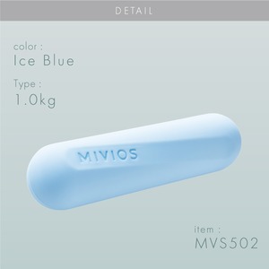 MIVIOS ソフトグリップダンベル1.0kg MVS502