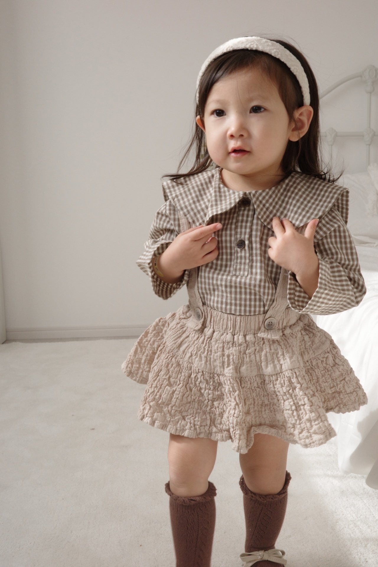 【即納/80size】ダブルカンカンスカート /mimimarket