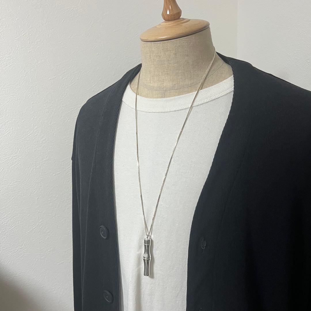 グッチ GUCCI バンブー ベネチアンチェーン ロング ネックレス SV925