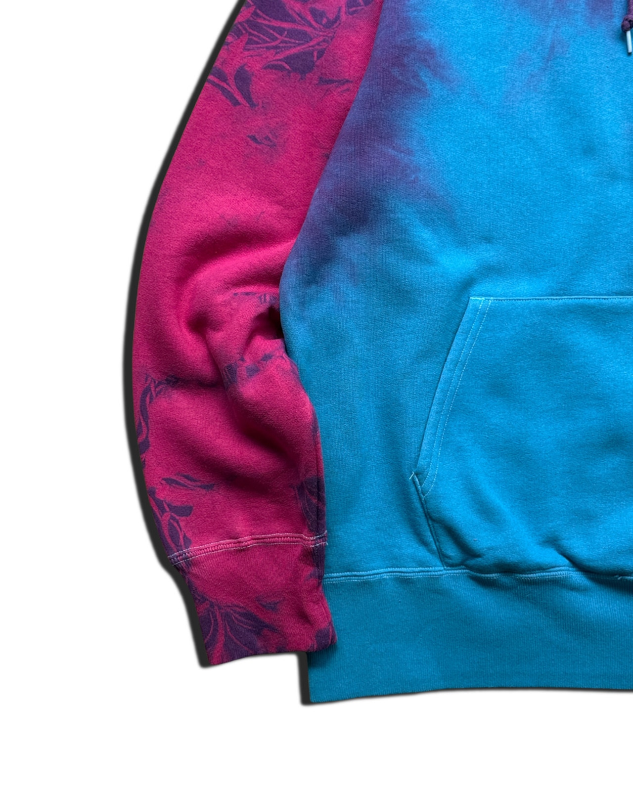 【裏起毛 / セットアップ可】 タイダイスウェットフーディー cotton candy