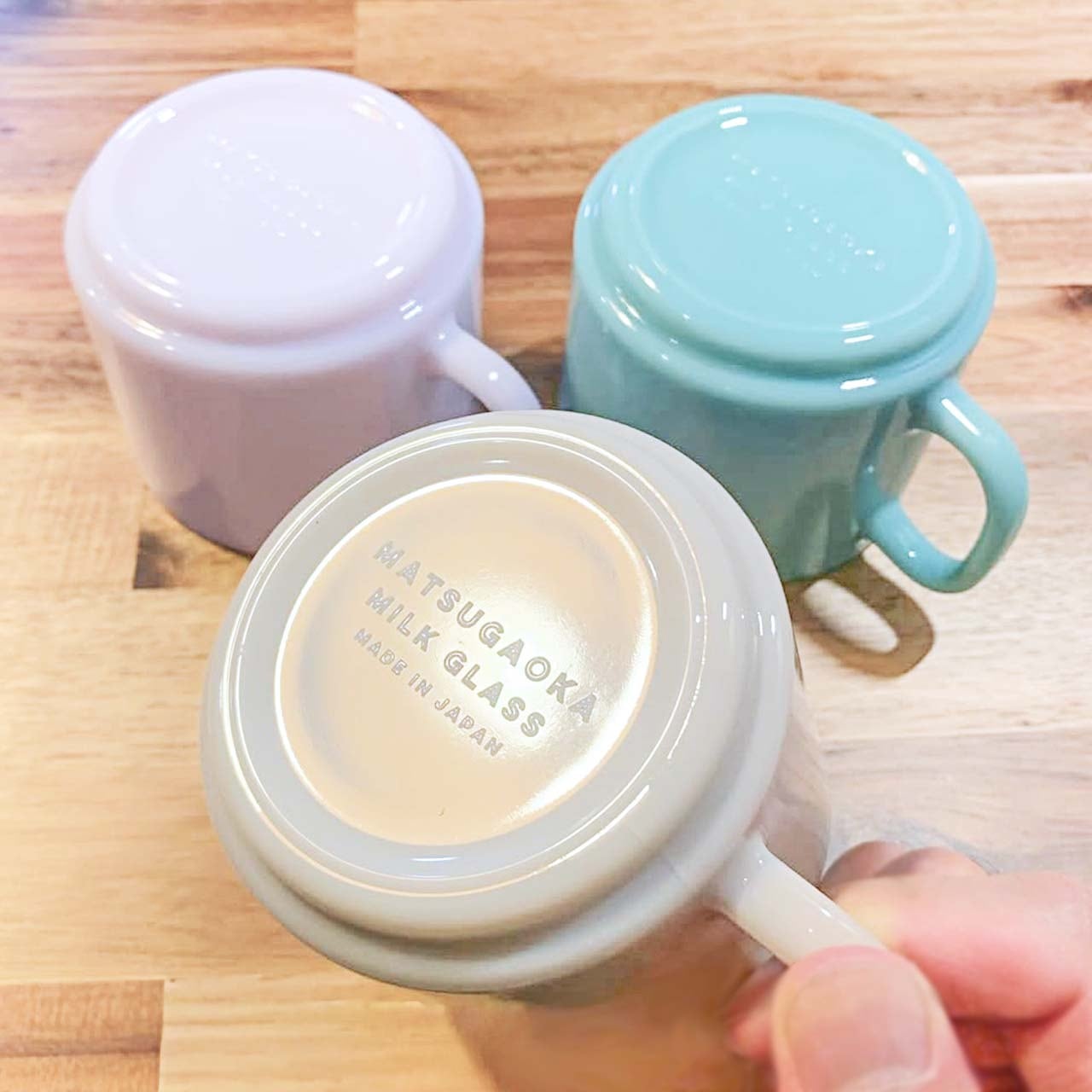 MILK GLASS モカ マグカップ | 松ヶ岡ガラス｜クリスタルガラス