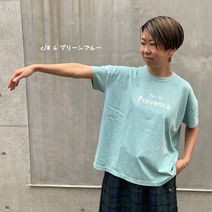 リバイバルロゴ Wide-Tシャツ【D柄 南へ‥プロヴァンスへ‥】 31C114 サイズ２