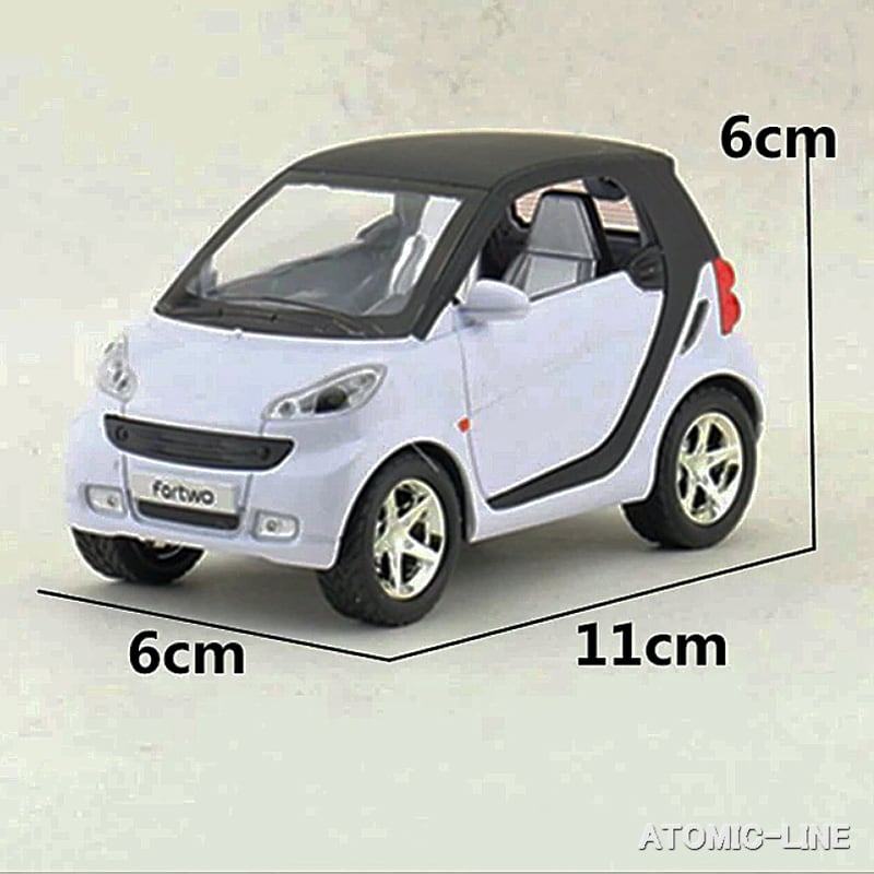 ミニカー Smart Fortwo ベンツ smart fortwo 1/24 ミニカー 全5色 ライト点滅 エンジン