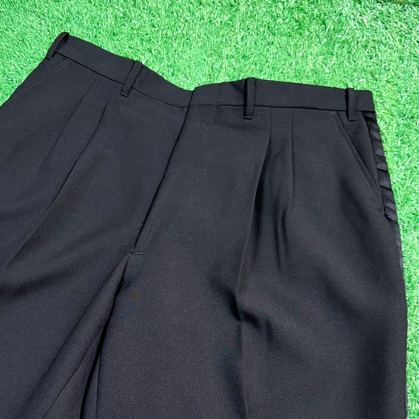 Men's】 80s - 90s サイドライン 2タック スラックス パンツ / 80年代