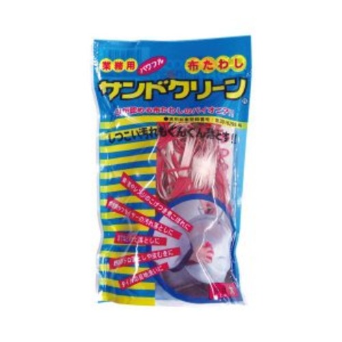 【洗剤・洗浄用品】【スポンジ ブラシ たわし】サンドクリーン 中目(大)【4130050034】