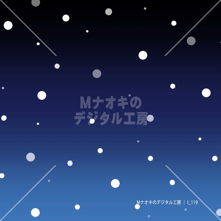 雪の夜　snowy night