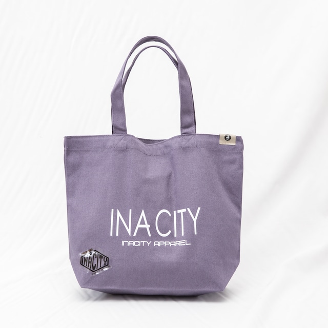 【INACITY APPAREL】レギュラーキャンバスミニトートバッグ  ストーンパープル