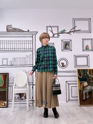 ネルシャツチェック