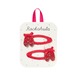 X595:Ballet Shoes Clips Red-RED