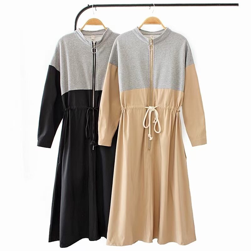 スポーティ　フレアワンピース　AJ22240-113