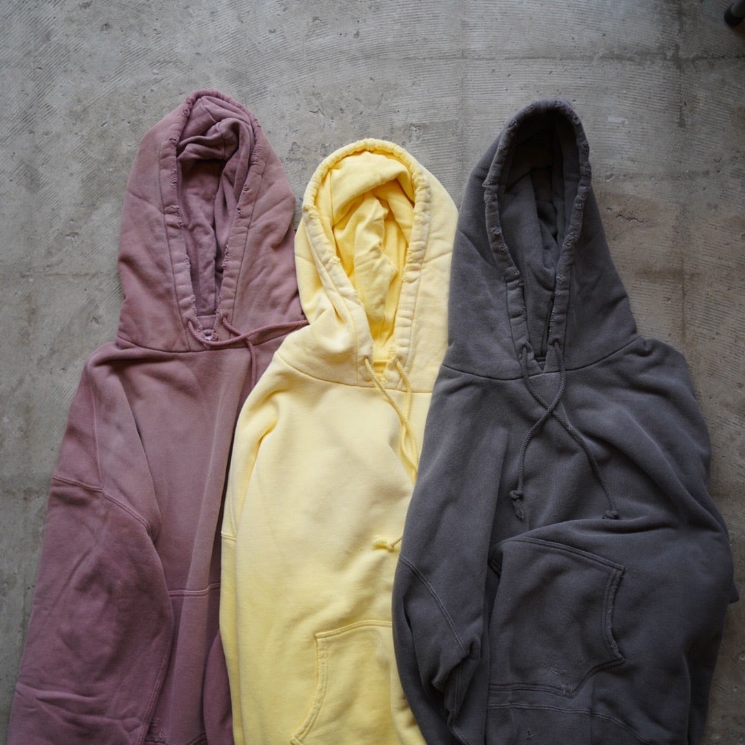 Ancellm / DYED DAMAGE HOODIE / ANC-CT32 / アンセルム