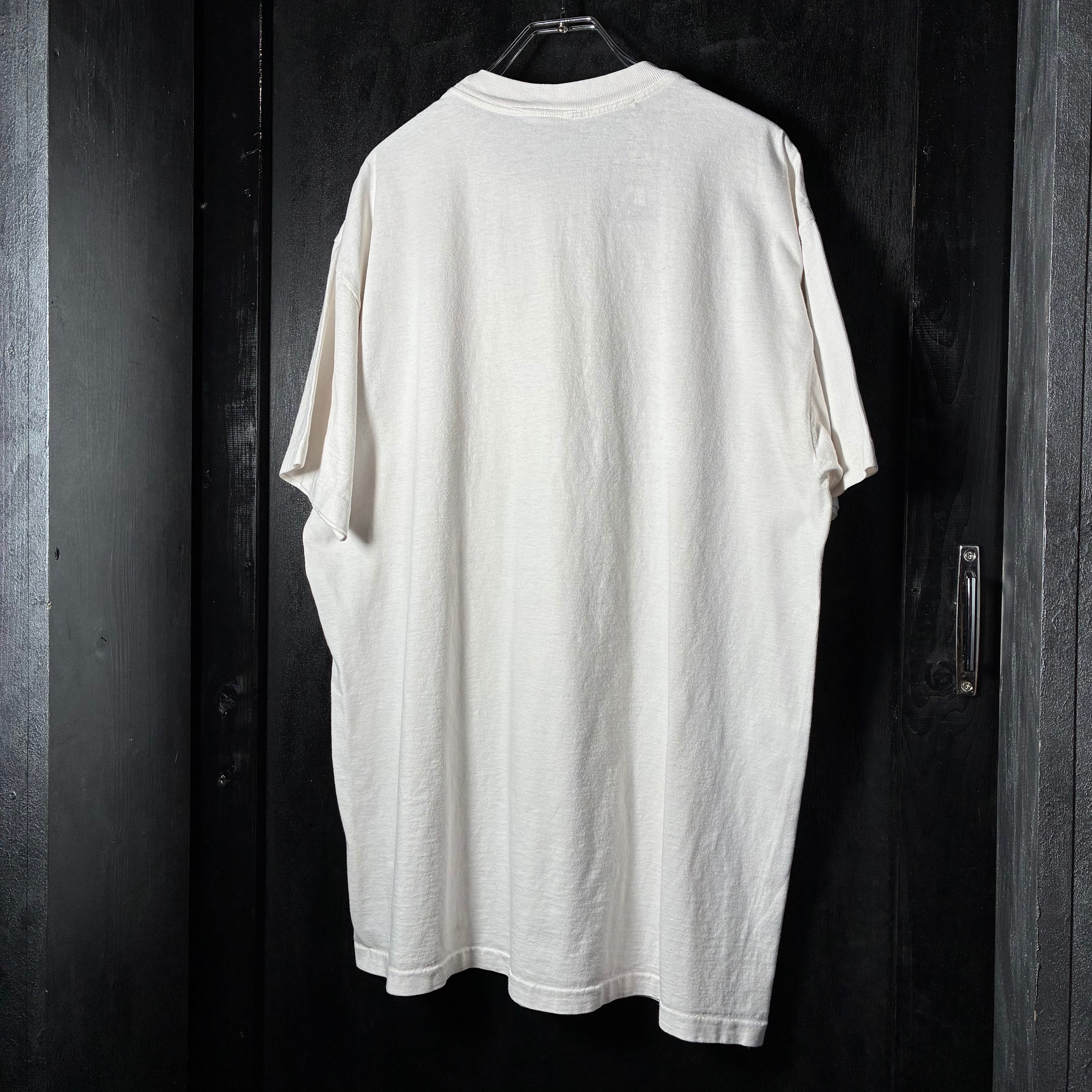 90s USA製 anvil T&C SURF DESIGNS Tシャツ 白 横ノリ ヴィンテージ