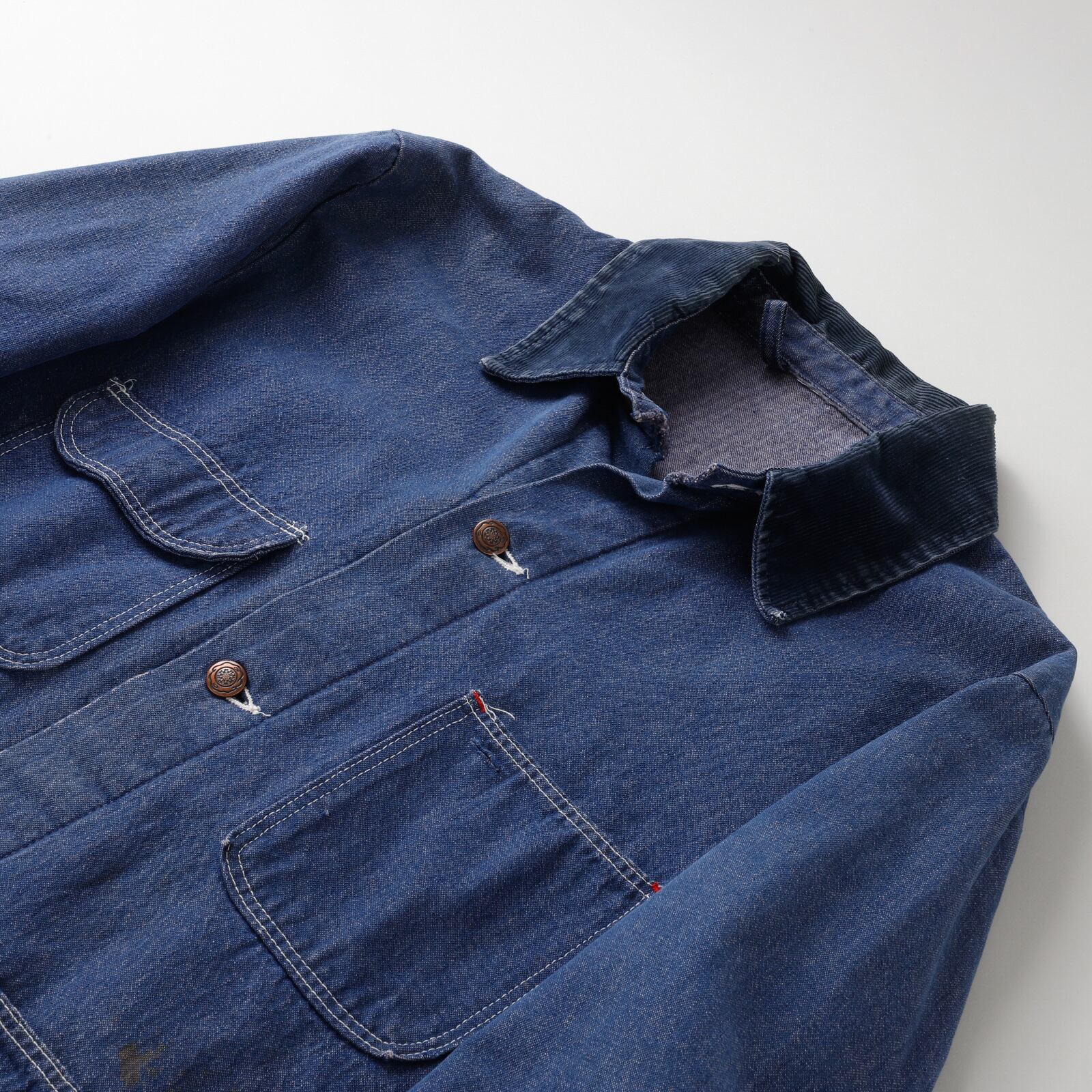 濃紺】70s special vintage Denim coverall jacket 