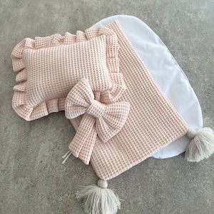 【即納】お布団4点セット/ベビーピンク