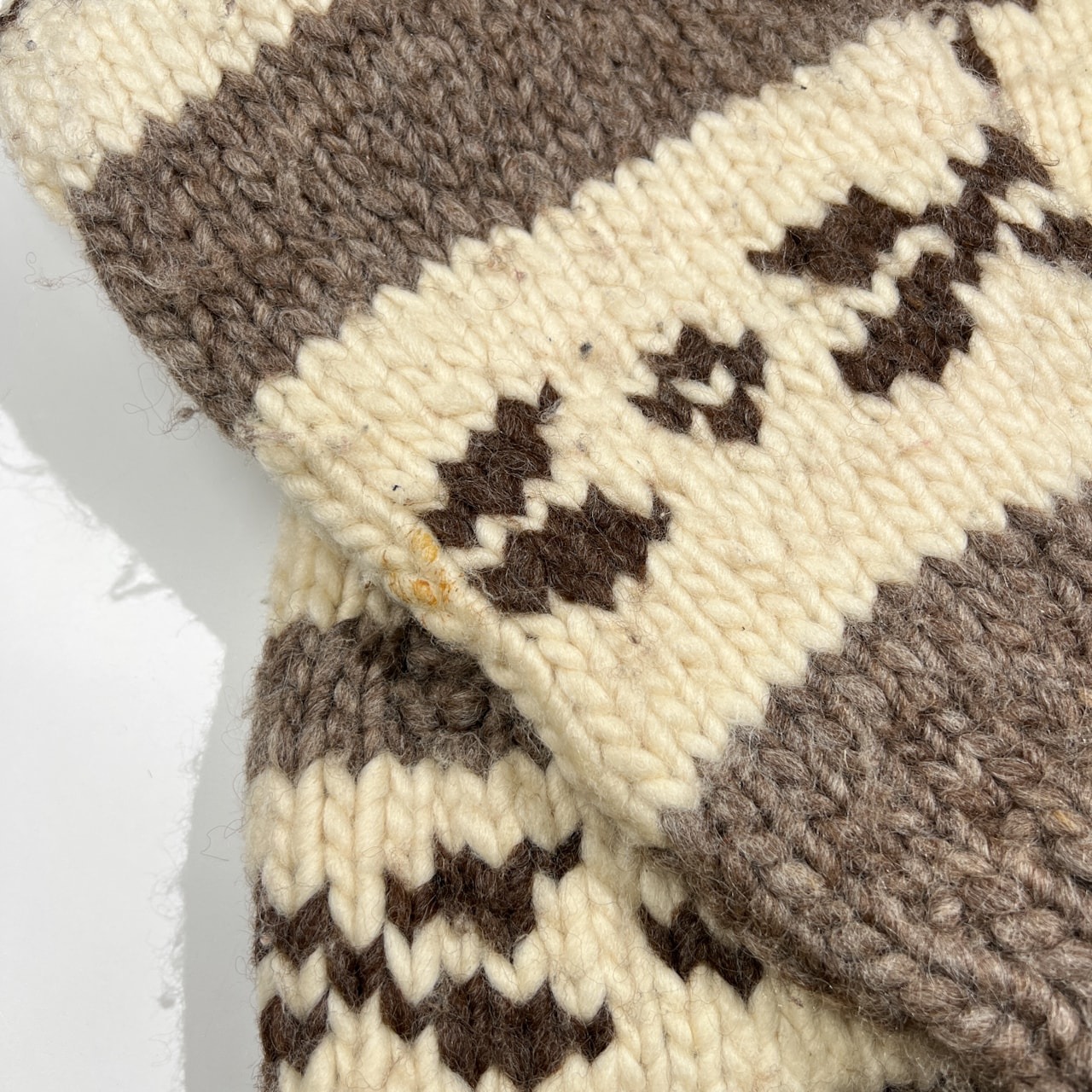 カナダ製 Cowichan Knit トナカイ柄 ジップアップ カウチン ニット カーディガン ジャケット L相当 /カウチンセーター/ビンテージ