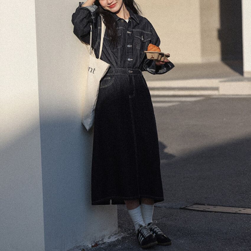 denim one-piece　J00484