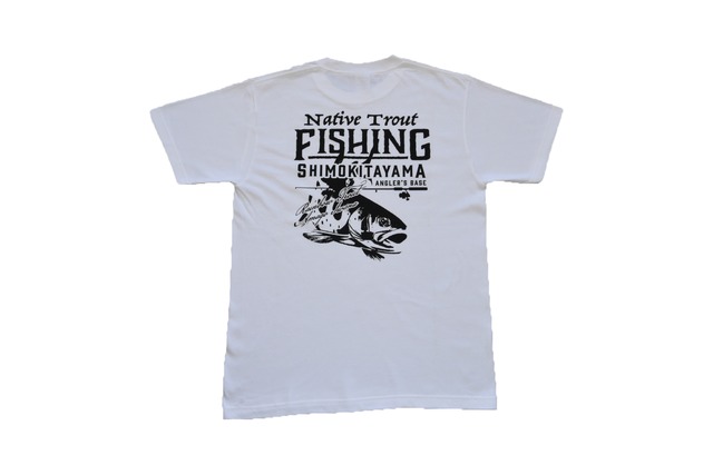 【L】Angler's Base Native Trout fishingTshrit ﾎﾜｲﾄ L