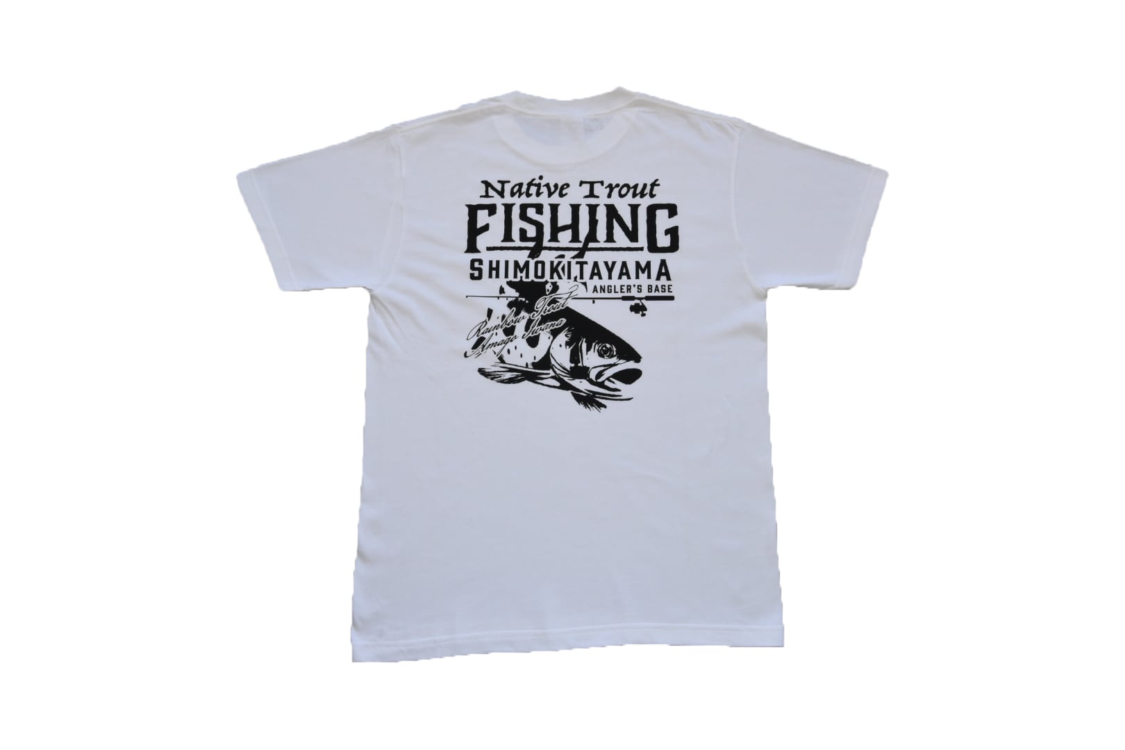 【L】Angler's Base Native Trout fishingTshrit ホワイト L