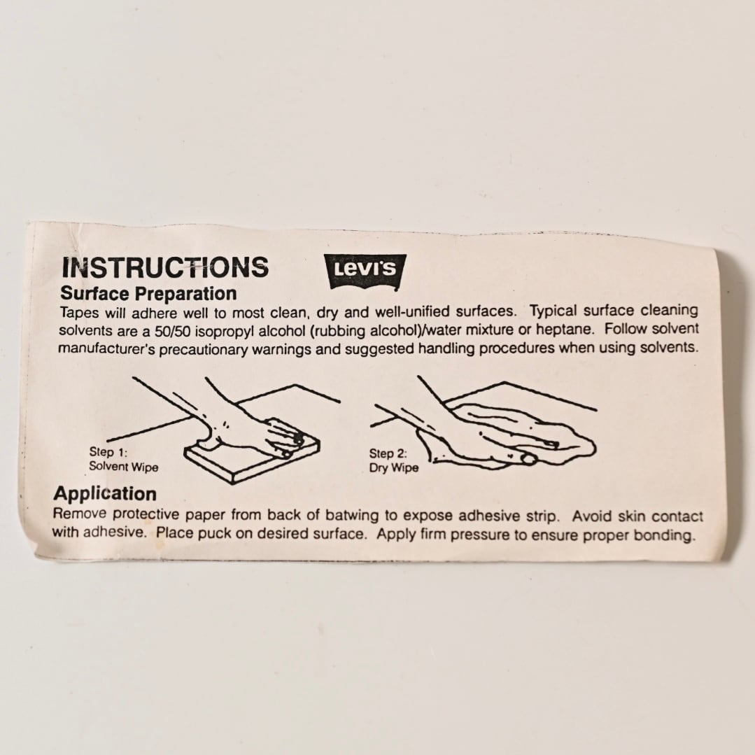 80s Levi's Advertising NOS ストアサイン | Button Works Store