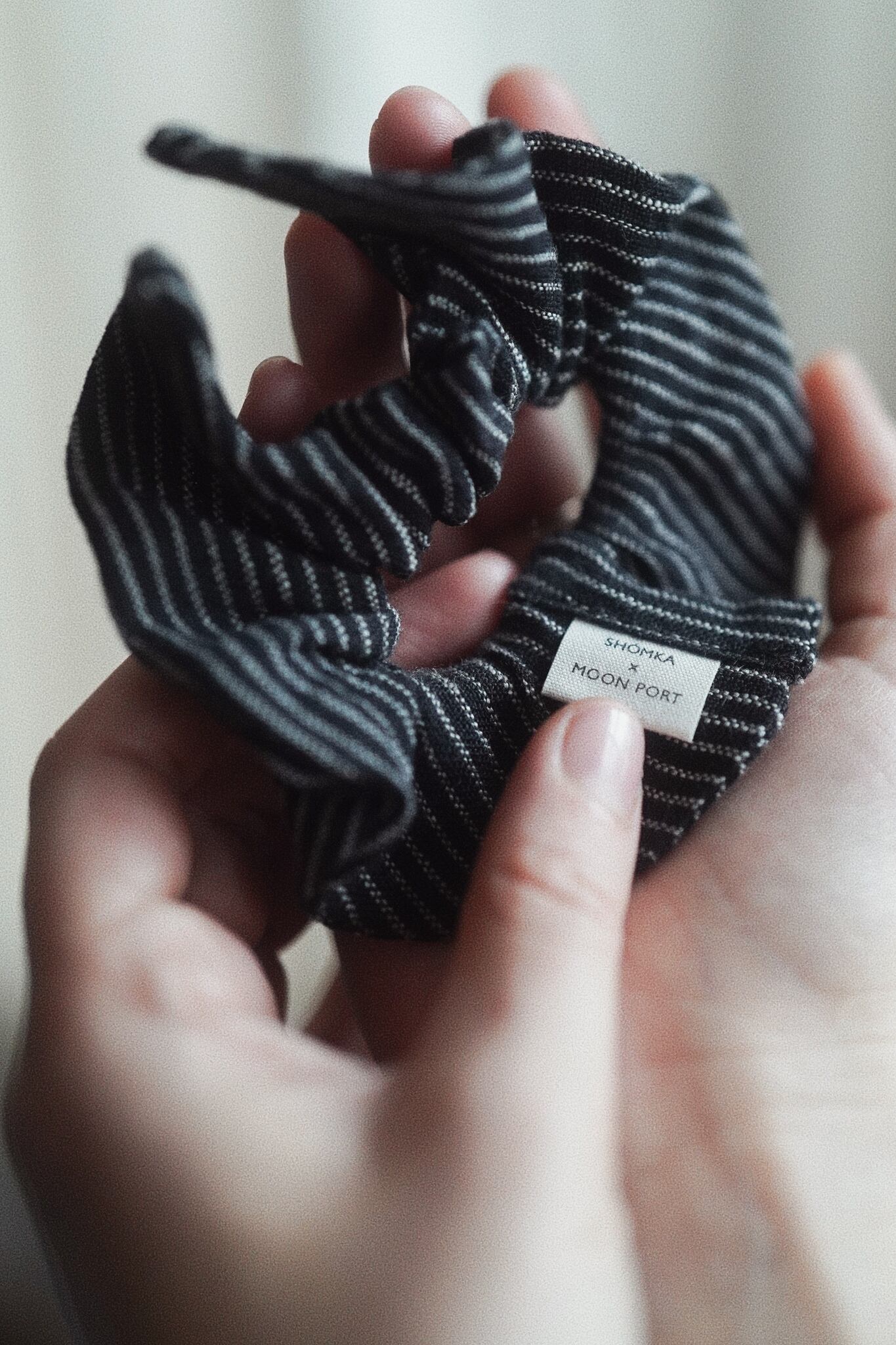 【予約】SHOMKA scrunchies Moon(collaboration)