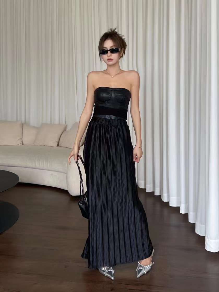 シャイニー プリーツスカート AJ1399-9916