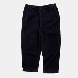 USED 90's BLAIR corduroy rubber pants (L) - black