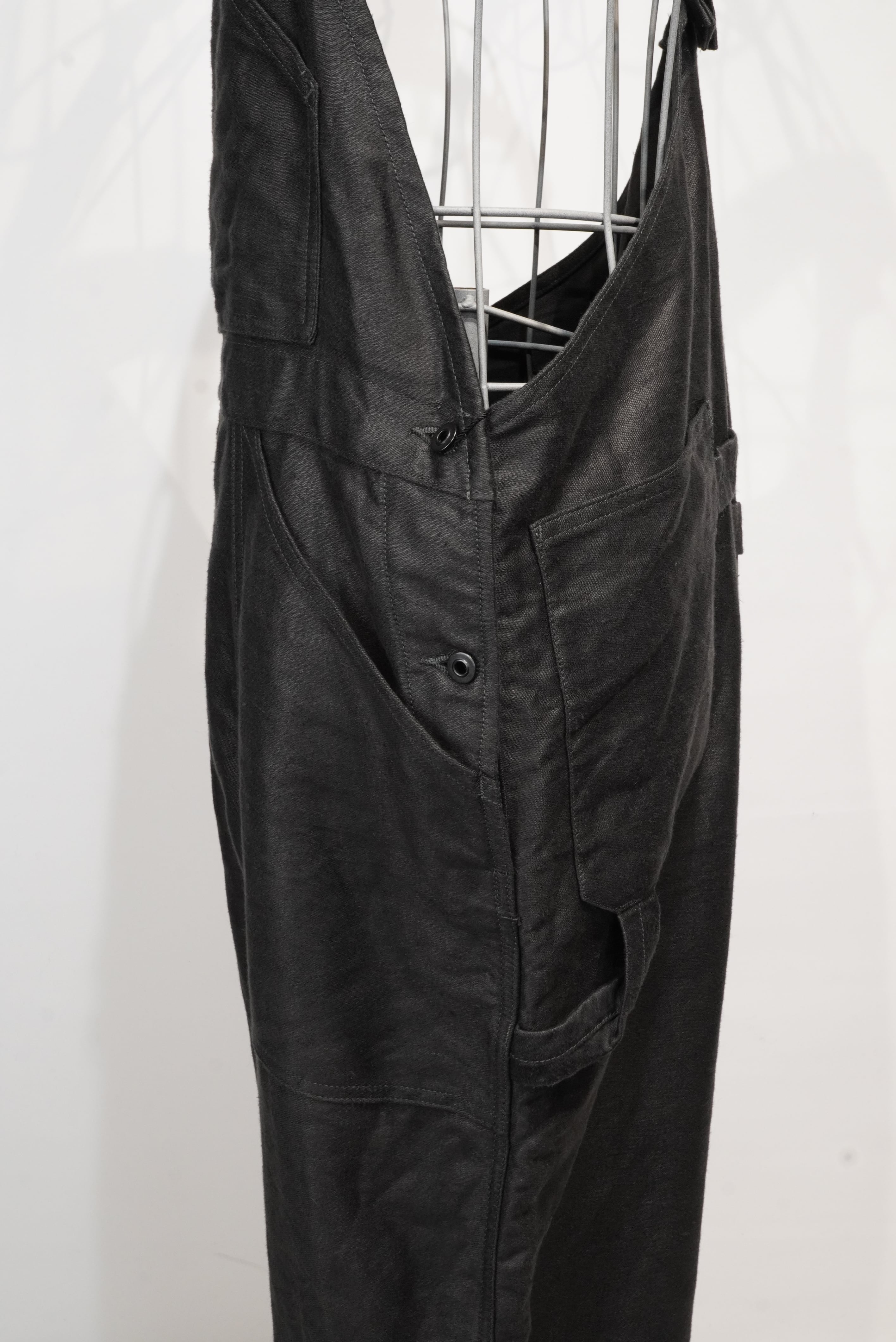 Nigel Cabourn OX'ed Silver / Coal Miner Dungarees All-in-one