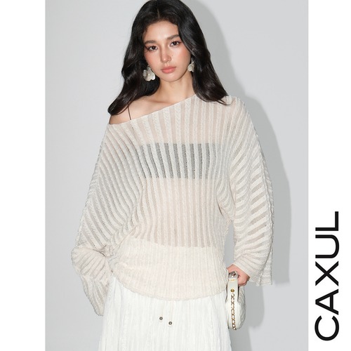 Sheer Stripe Knit