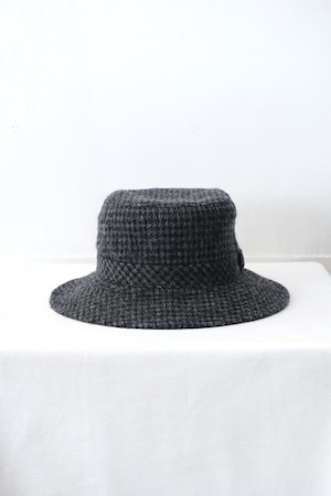 FUJITO Bush Hat Navy Check,Black Check