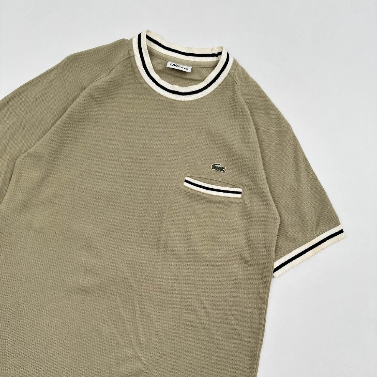 LACOSTE ラコステ ワニ刺繍 鹿の子 半袖 Tシャツ カットソー ポケット サイズ 2/ファブリカ