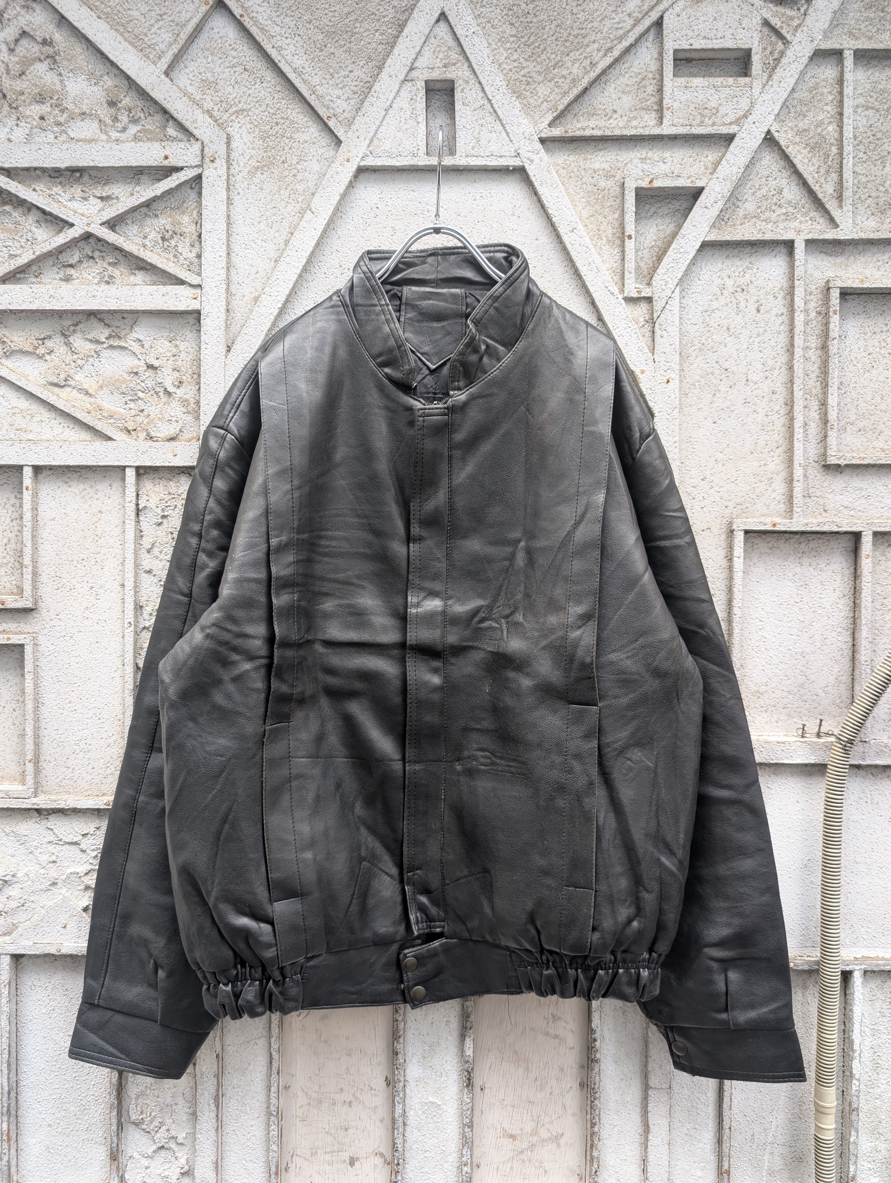 "FAKE LEATHER JACKET"