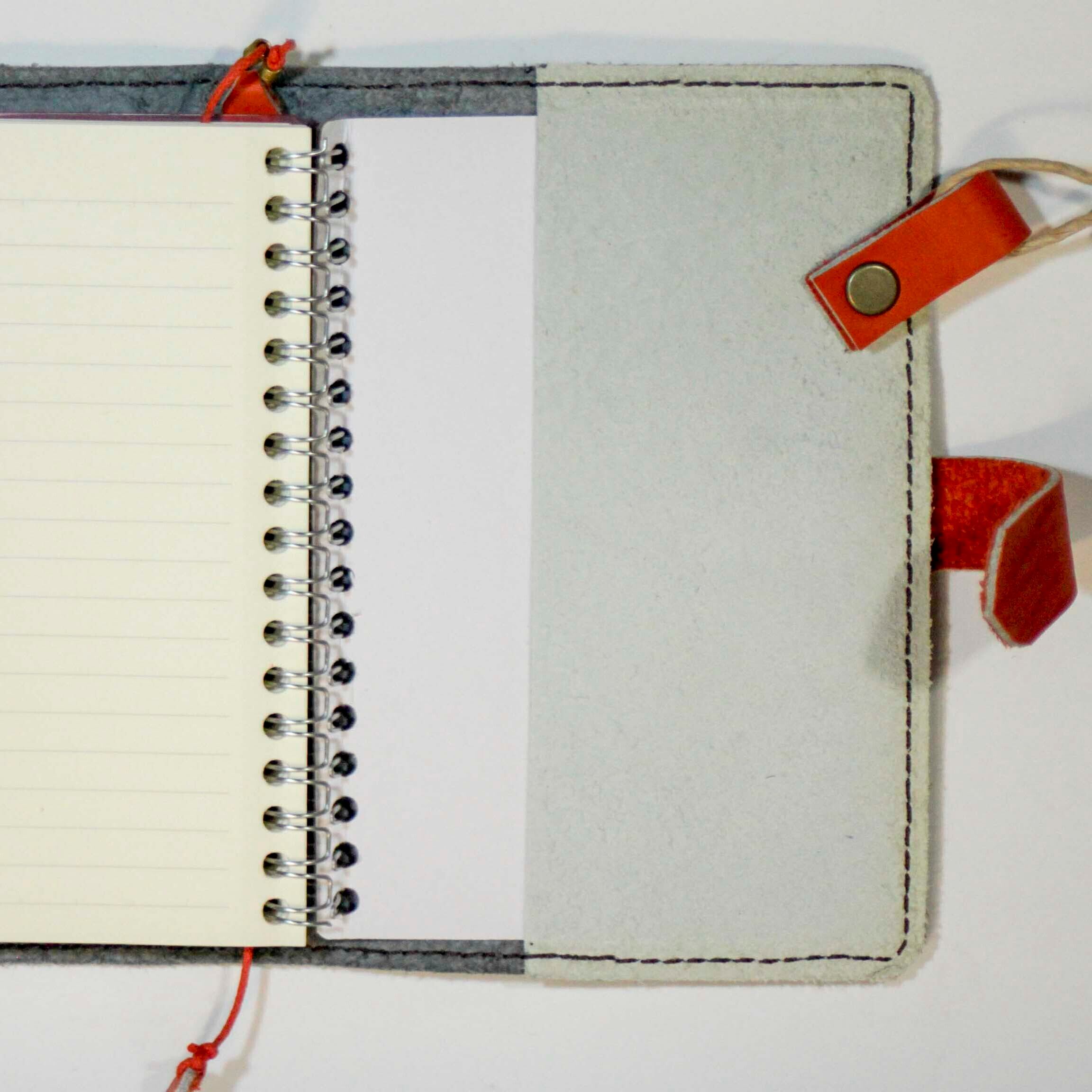 カバー付き破れ無☆22440円実験対決シリーズ　17冊まとめ売り 手帳カバー 本革 アタッチメント式A6手帳カバー グレー