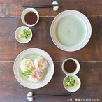 そば食器 若草 二人前 ざるそばセット そば食器セット 麺皿 そば猪口 スノコ 各2