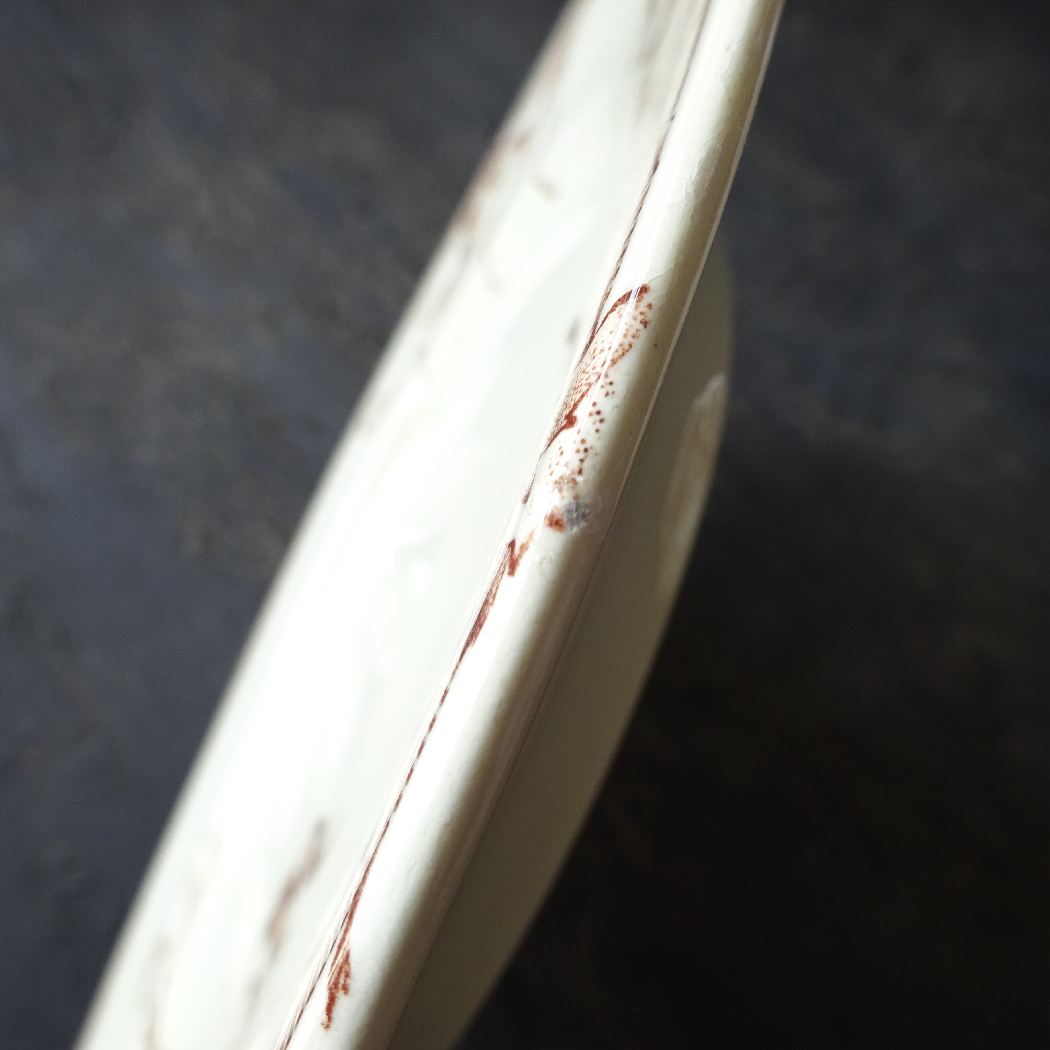 J. V et Cie Bordeaux  modèle《Sce Chevreuse》assiette à asperges・artichaut (B)