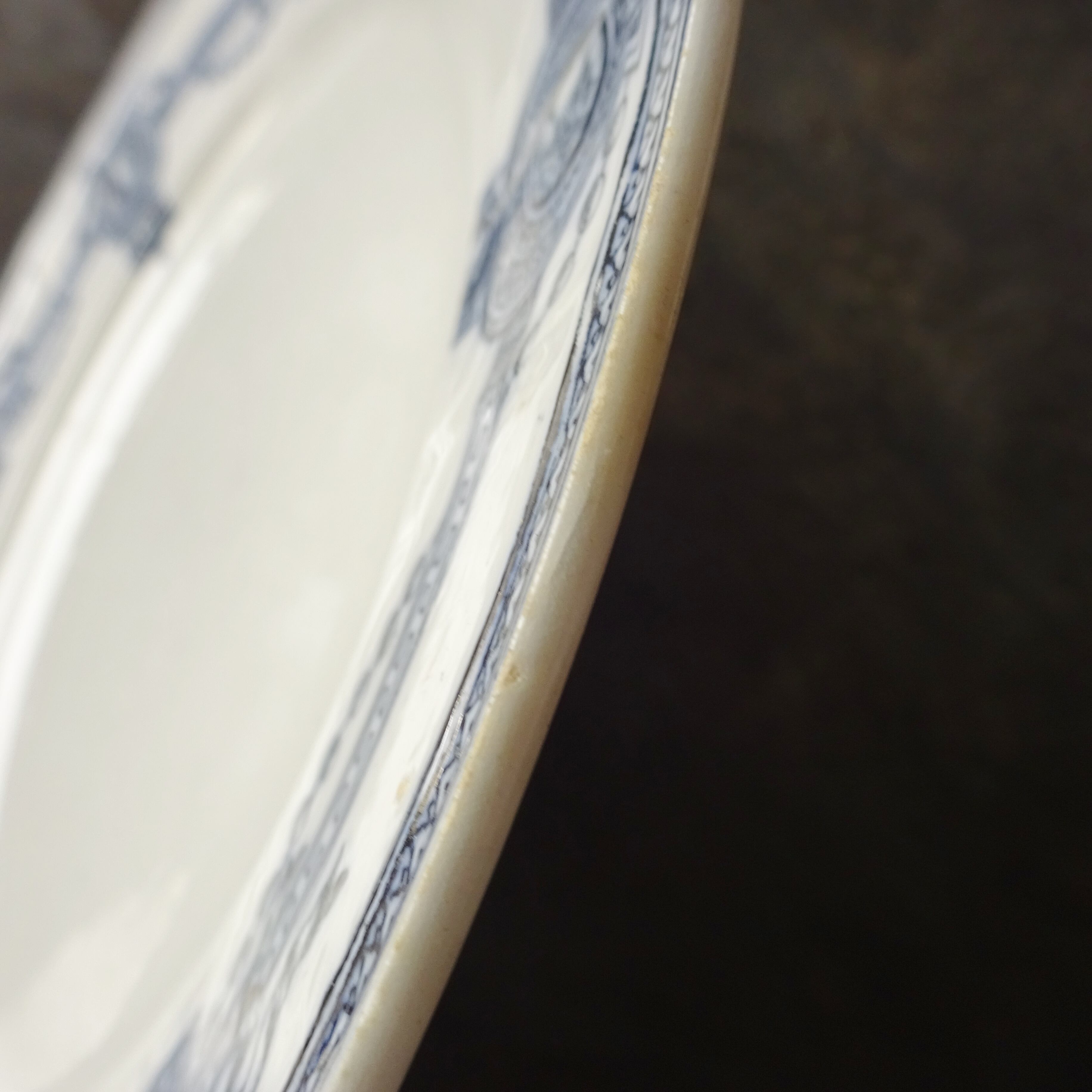 【 Épuisé 】ST AMAND ET HAMAGE NORD  modèle《MÉDAILLON》Assiette plate (C)