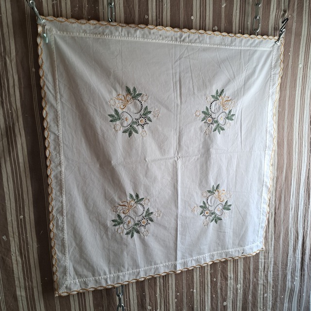 ヨーロッパ 刺繡クロス used [510046]