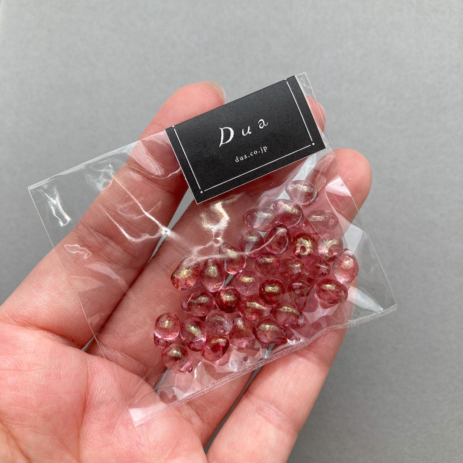 再入荷〉チェコドロップビーズパック（30p/ピンク） | Dua