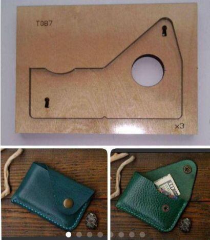 角花飾り 8枚の抜き型 パンチレザークラフトハンドメイド