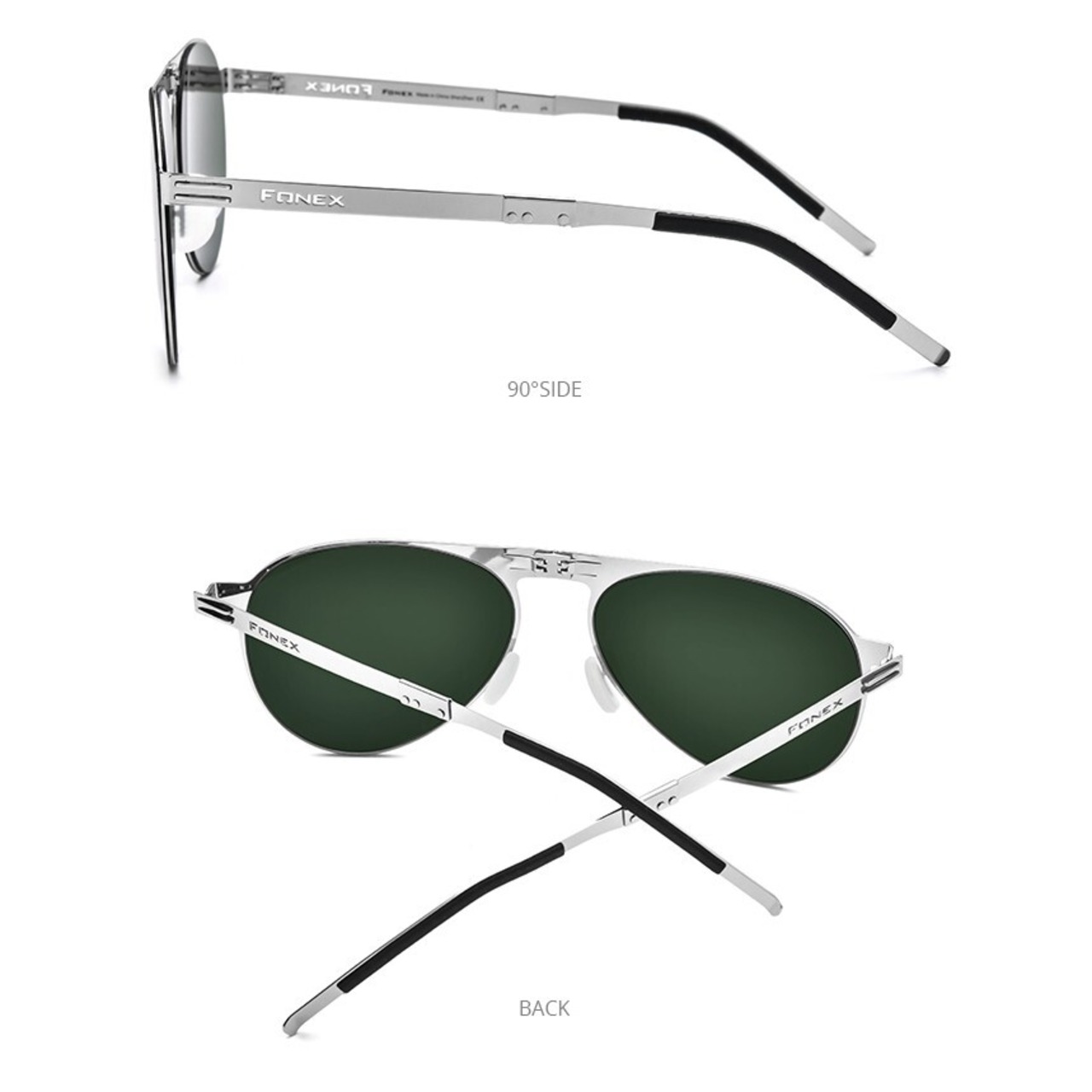Metal Folding Sunglasses -tear drop- / メタル フォールディング サングラス -ティアドロップ-
