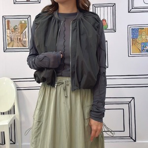 ギャザーバルーンベスト