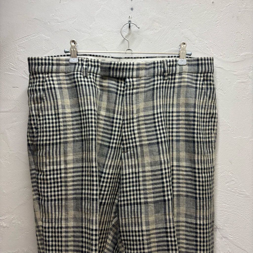 GUCCI グッチ CHECK SLACKS スラックス 672087 ZAI1L ベージュ size:50