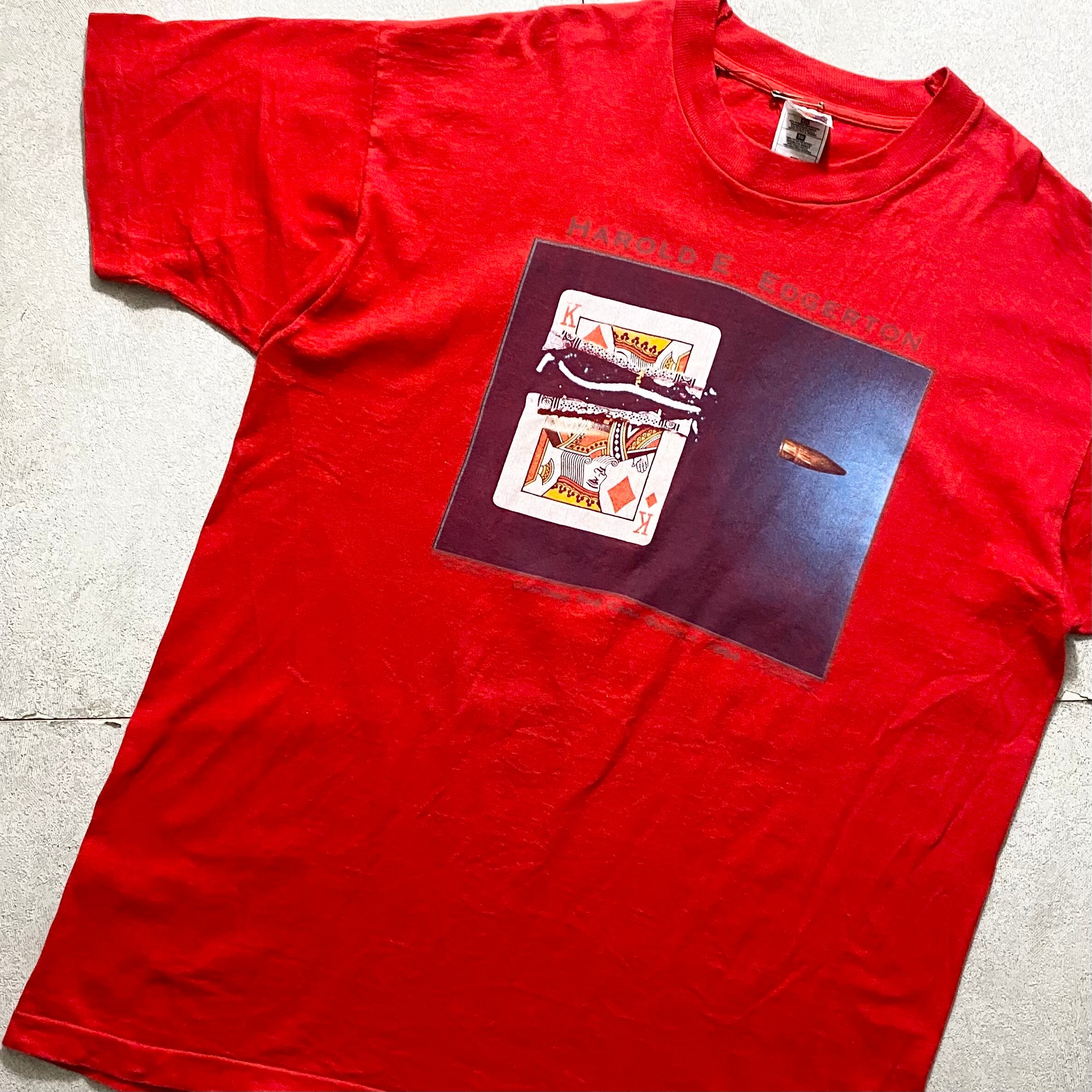 vintage 1990's HAROLD E. EDGERTON photo print tee “cutting the