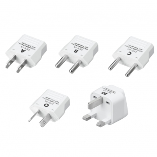 海外用電源プラグセット A・B・C・O・BFタイプ