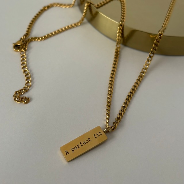 【UNISEX】A PERFECT FIT NECKLACE
