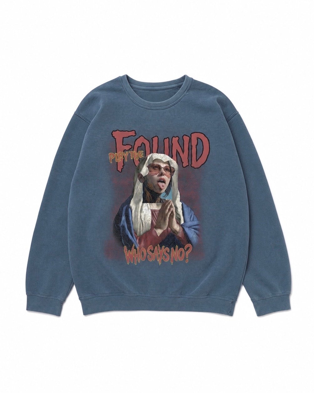 EX.HEART BREAKER SWEAT SHIRT VINTAGE INDIGO